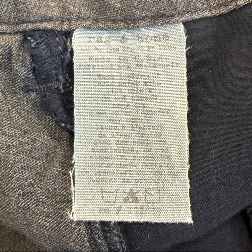 Size 27 Rag & Bone Bowery Skinny Cargo Pants Distressed Navy Nordstrom Exclusive - Picture 7 of 8